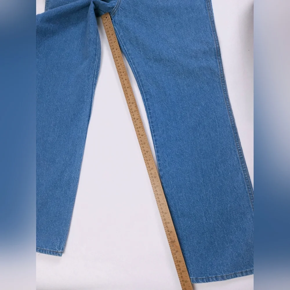 Crane Manufacturing Company Vintage Adjust A-Waist 100% Cotton Denim Jeans 30-36
